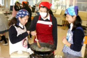 高校1年生・家庭科「調理実習」