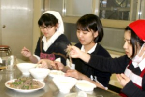 高校1年生・家庭科「調理実習」